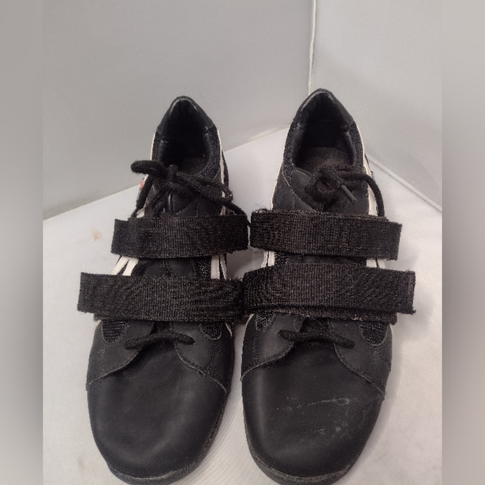 Do-Win Mens Athletic Footwear Weightlifting Shoes Straps Lace Size 11 Black OO